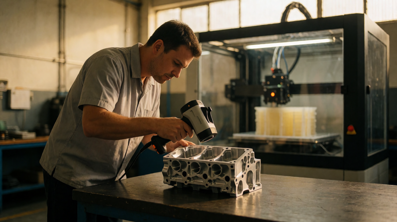 impress o 3d industrial prototipagem escaneamento engenharia reversa