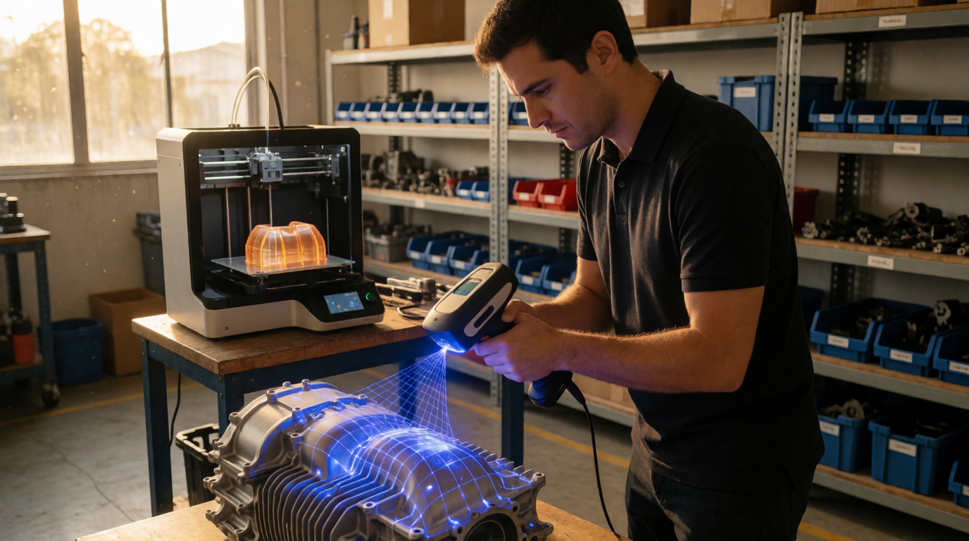 impress o 3d industrial prototipagem escaneamento engenharia reversa