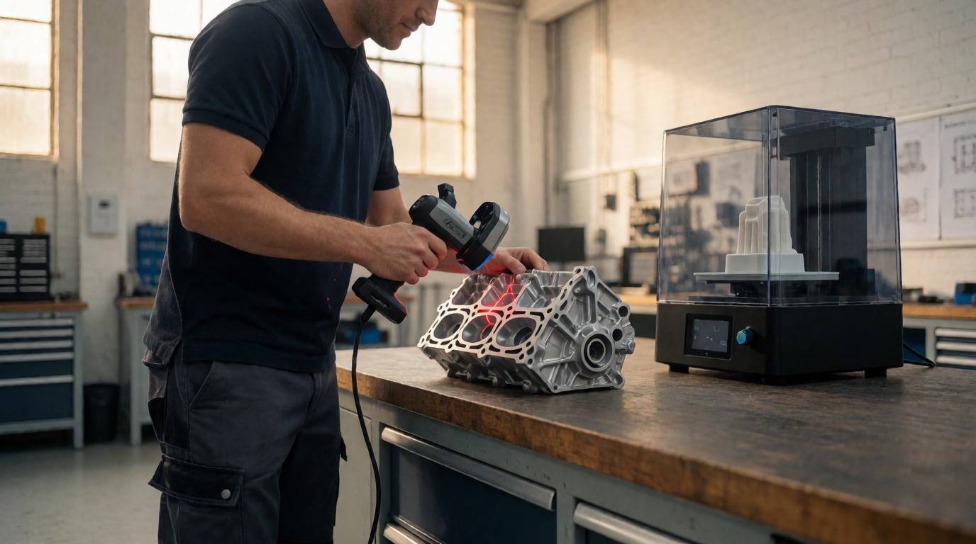 impress o 3d industrial prototipagem escaneamento engenharia reversa