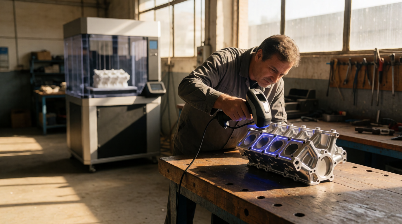 impress o 3d industrial prototipagem escaneamento engenharia reversa