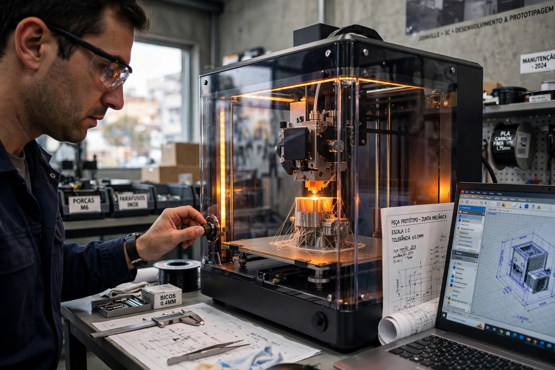 impress o 3d industrial prototipagem servi joinville sc