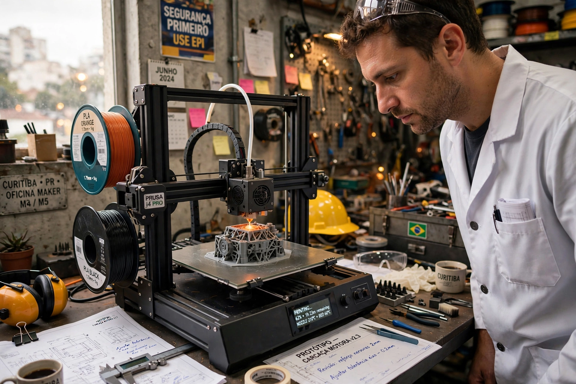 impress o 3d industrial prototipagem preco servico curitiba