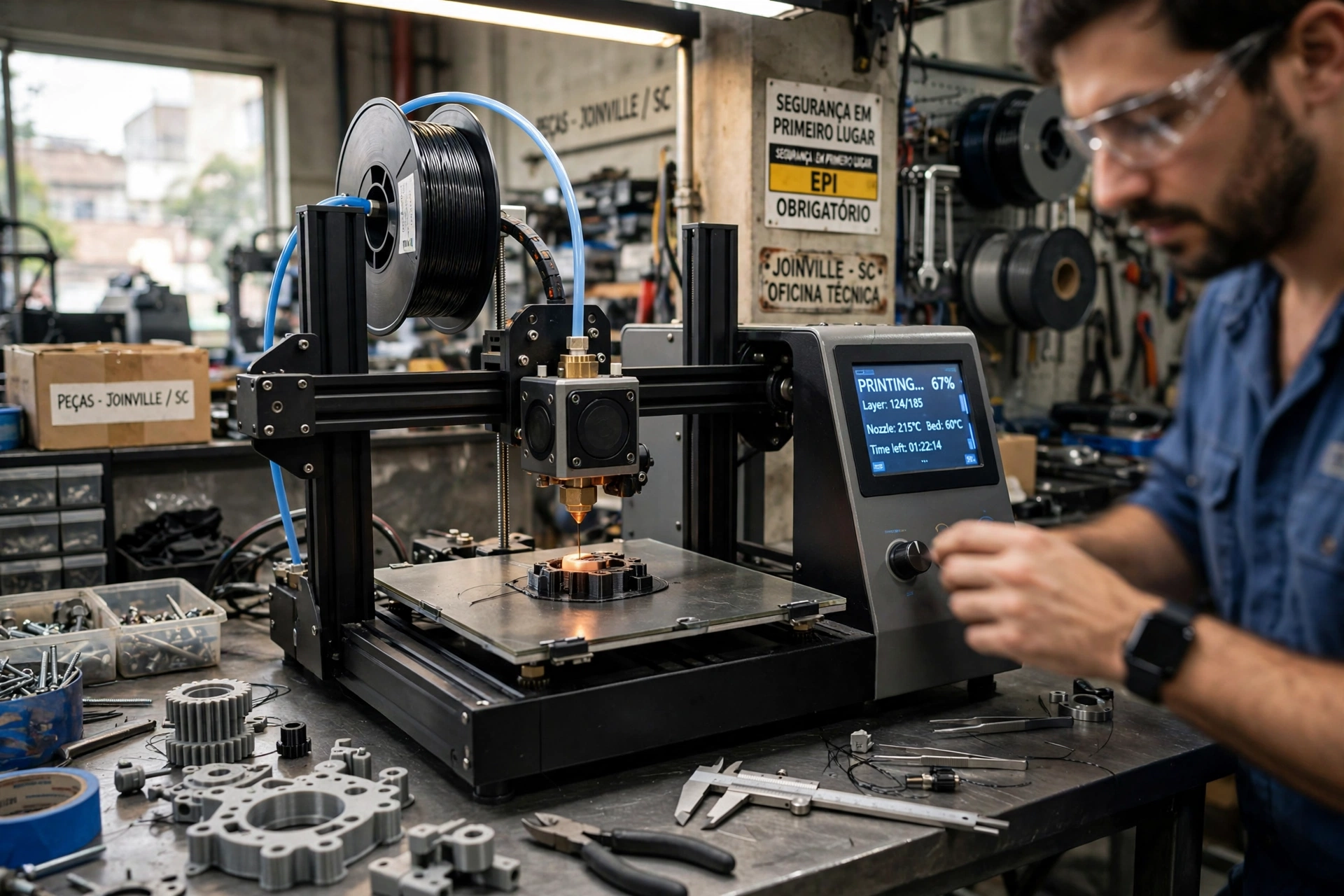 impress o 3d industrial prototipagem preco servico joinville