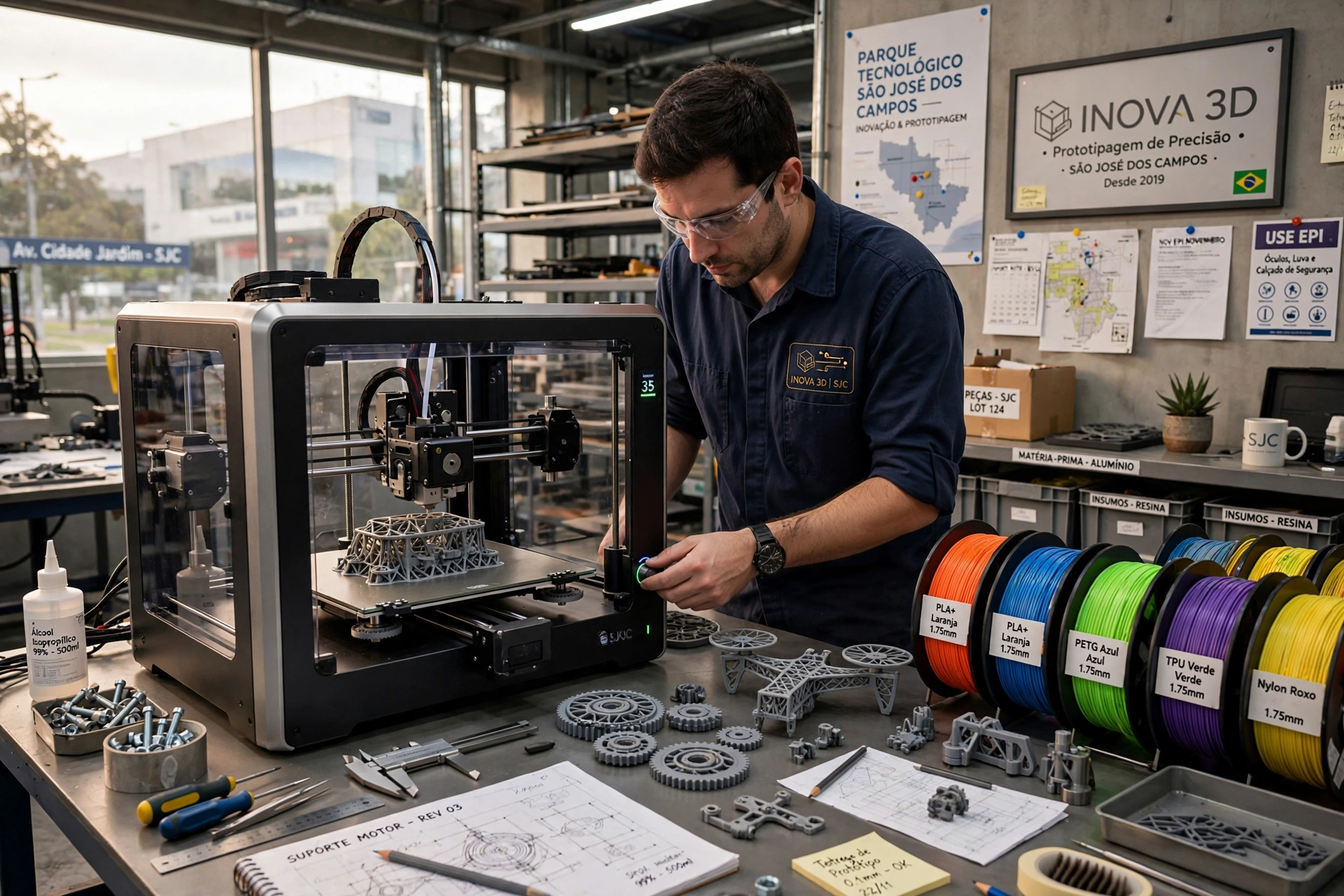 impress o 3d industrial prototipagem preco servico sao