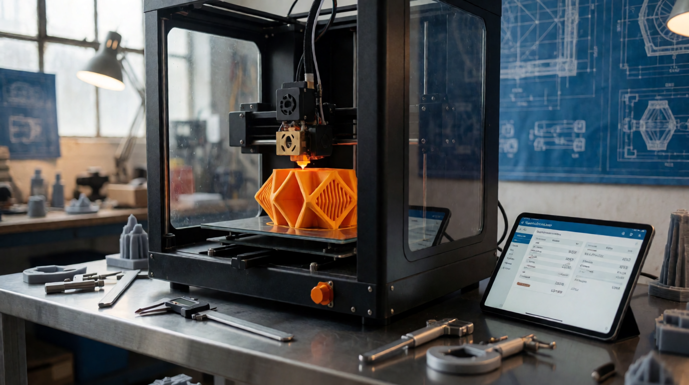 Calculadora de orçamento para serviços de impressão 3D