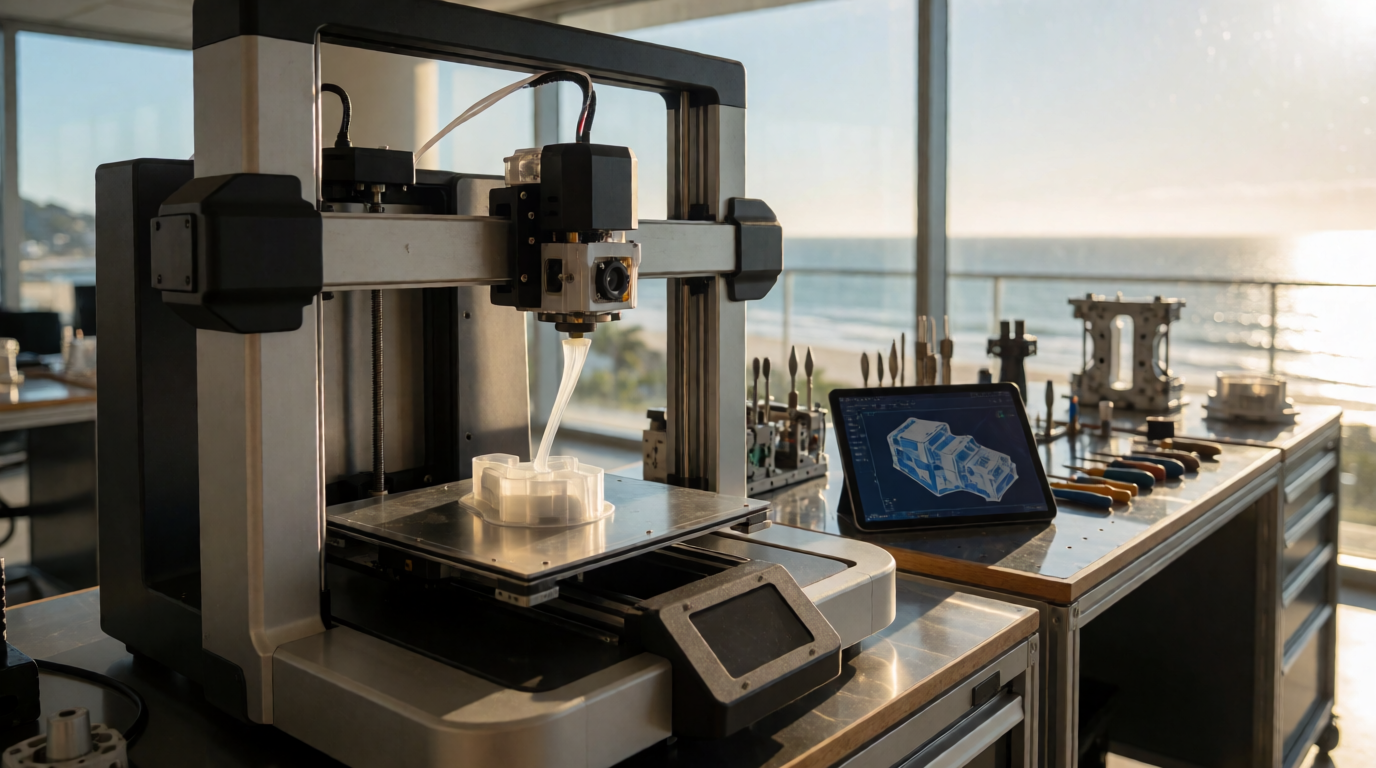 Serviço de impressão 3D em Balneário Camboriú com vista para o mar