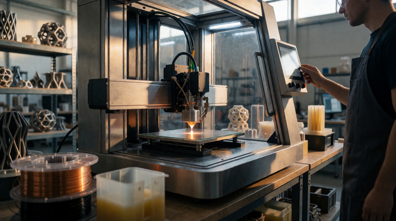 Oficina de impressão 3D industrial em Goiânia