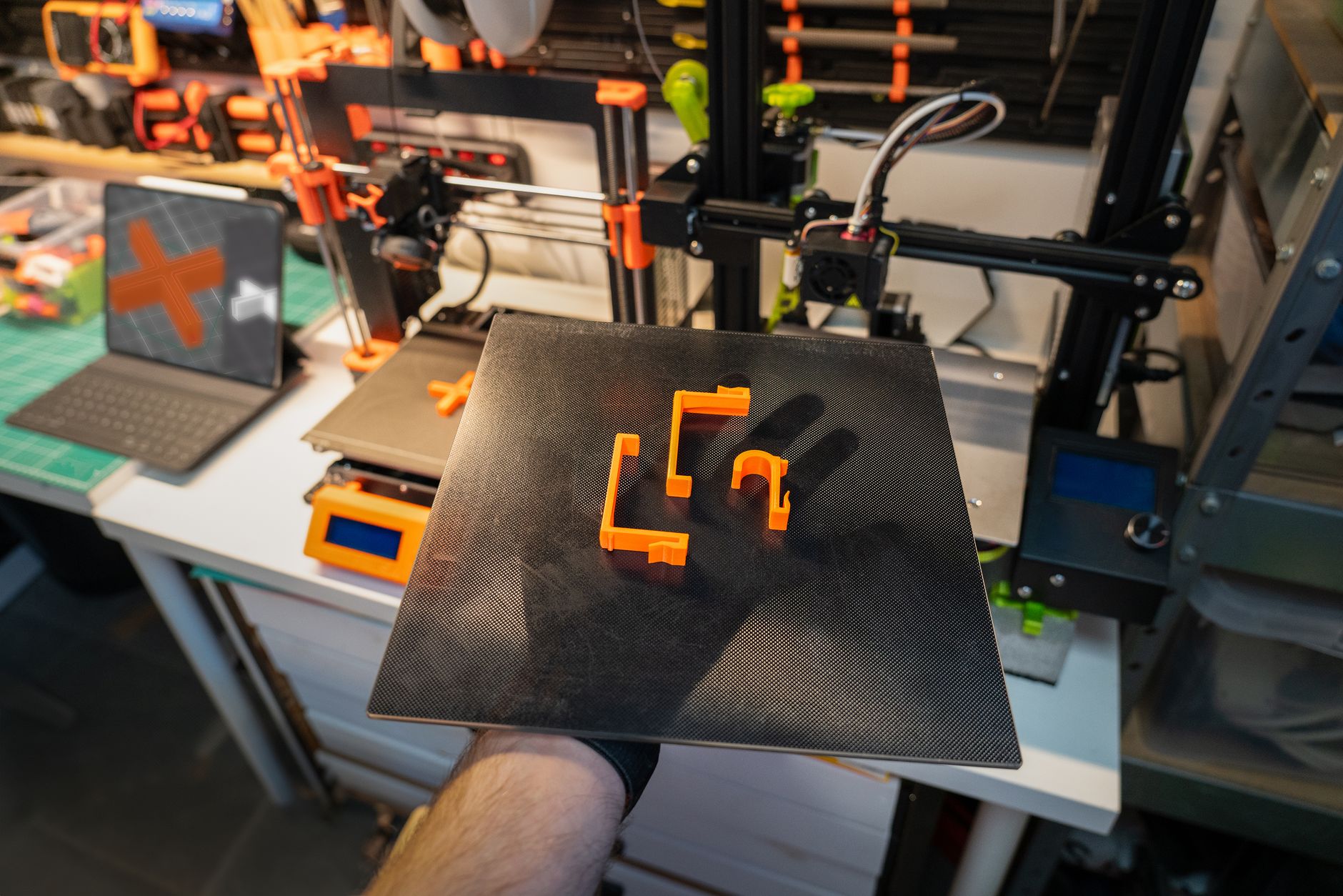 Peças técnicas impressas em 3D para indústrias de Aracaju
