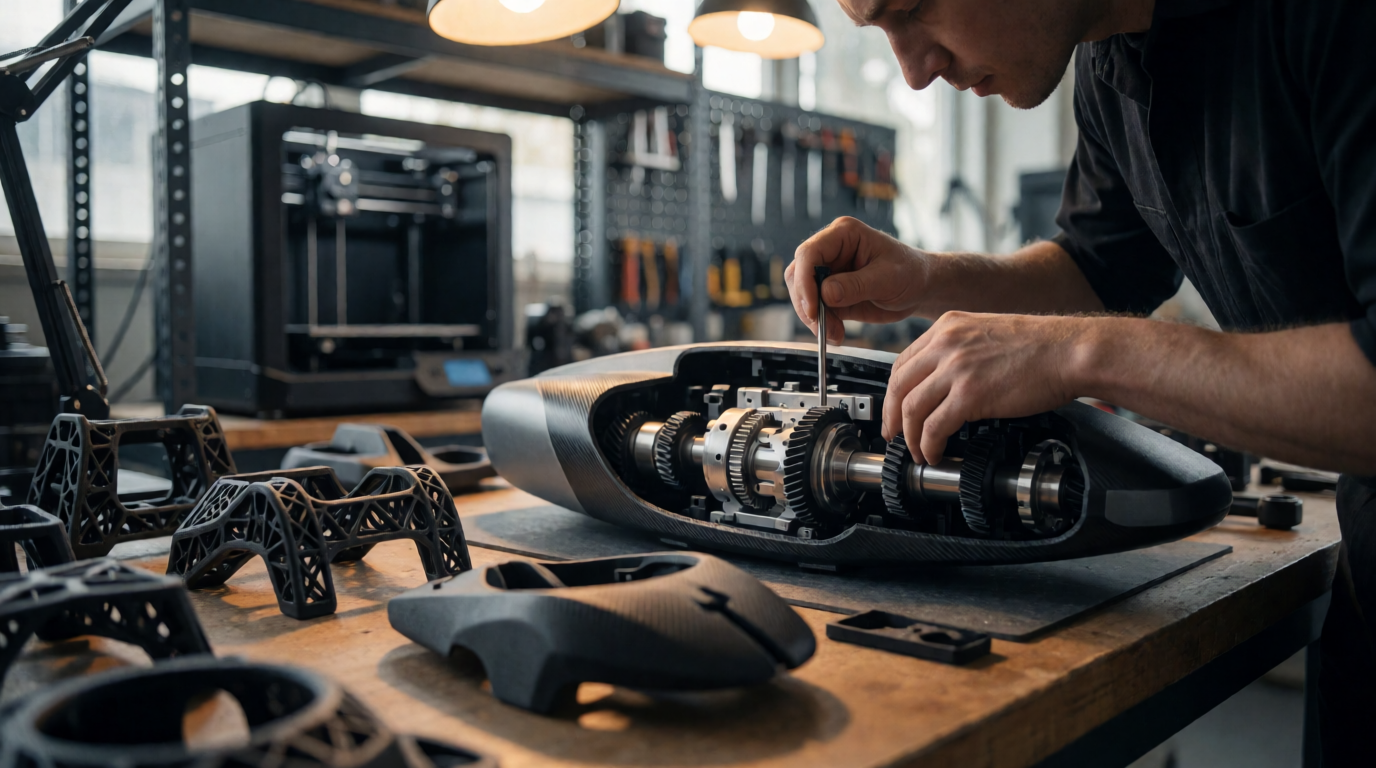 Peças automotivas impressas em 3D para indústria joinvilense