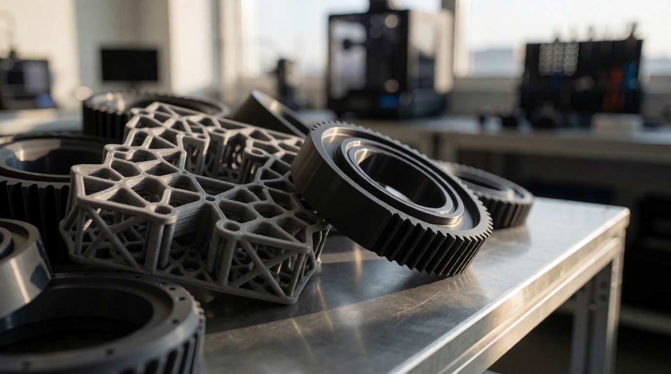 Peças técnicas impressas em 3D para indústria