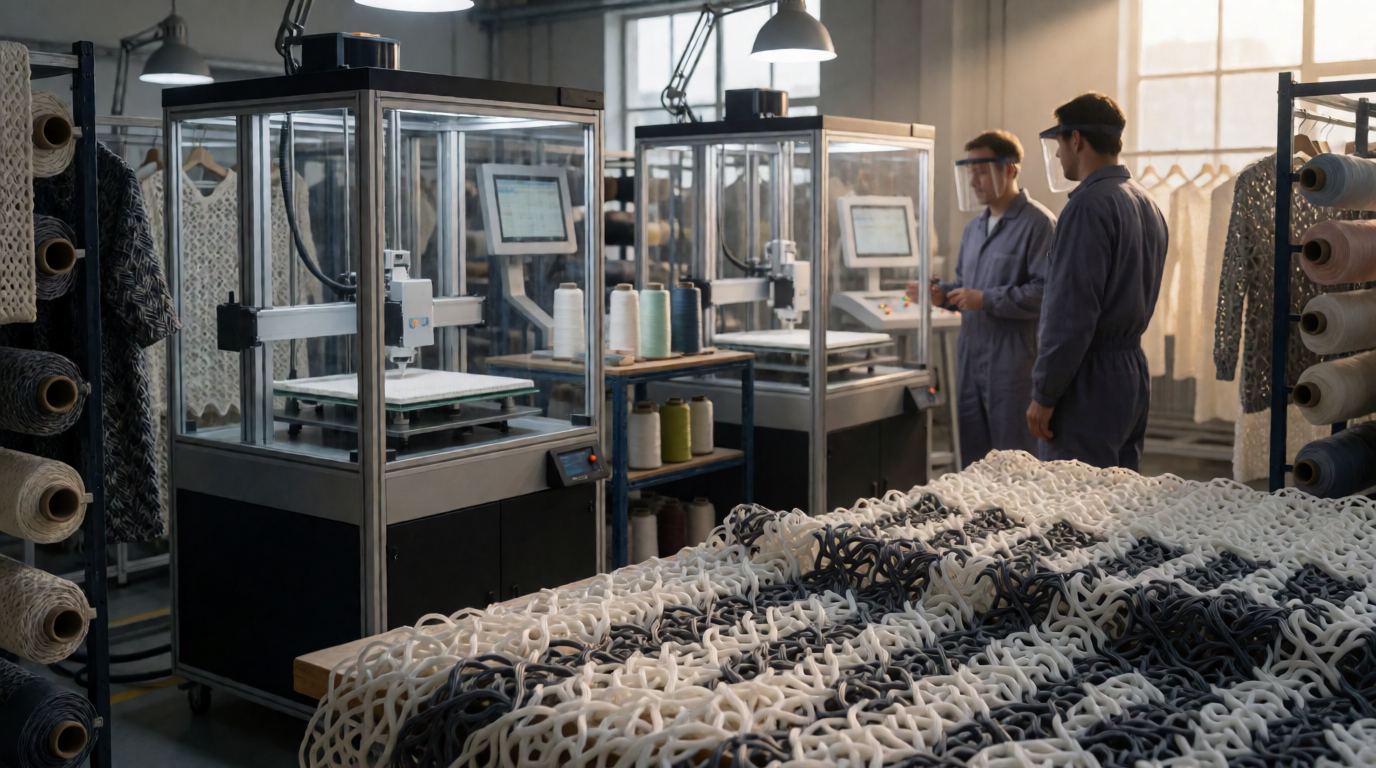 Fábrica têxtil utilizando impressão 3D em Apucarana