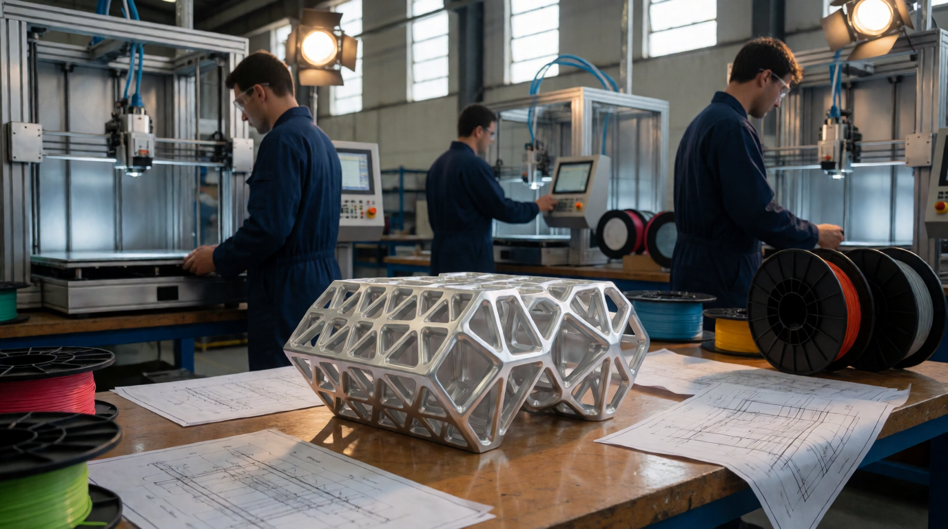 Oficina de impressão 3D industrial em Itajaí