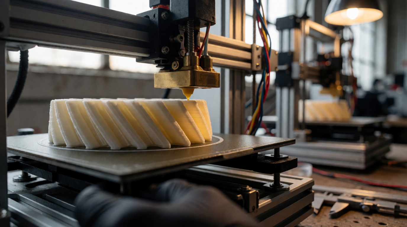Componentes automotivos impressos em 3D em Nylon