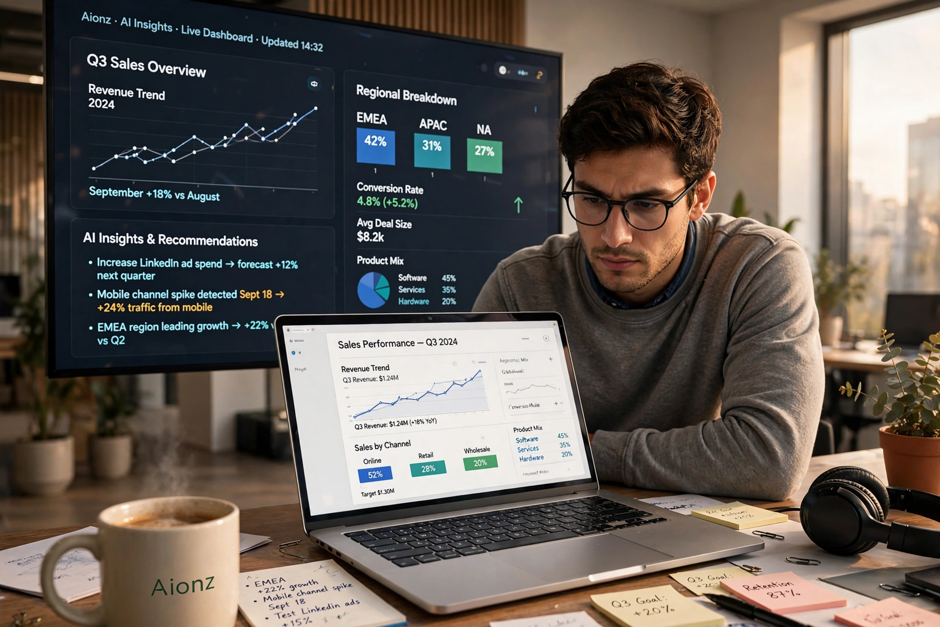 business consulting ai strategy analise dados sales ia