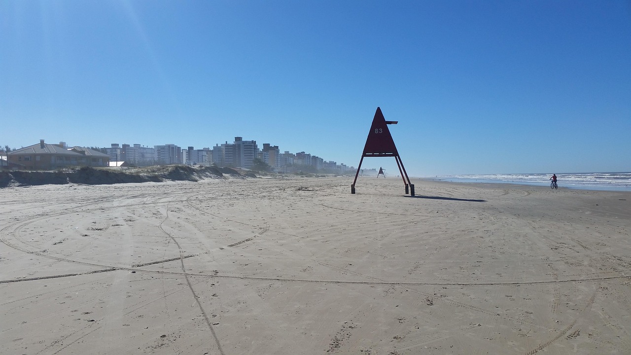 beach, sea, nature, brazil, capão da canoa