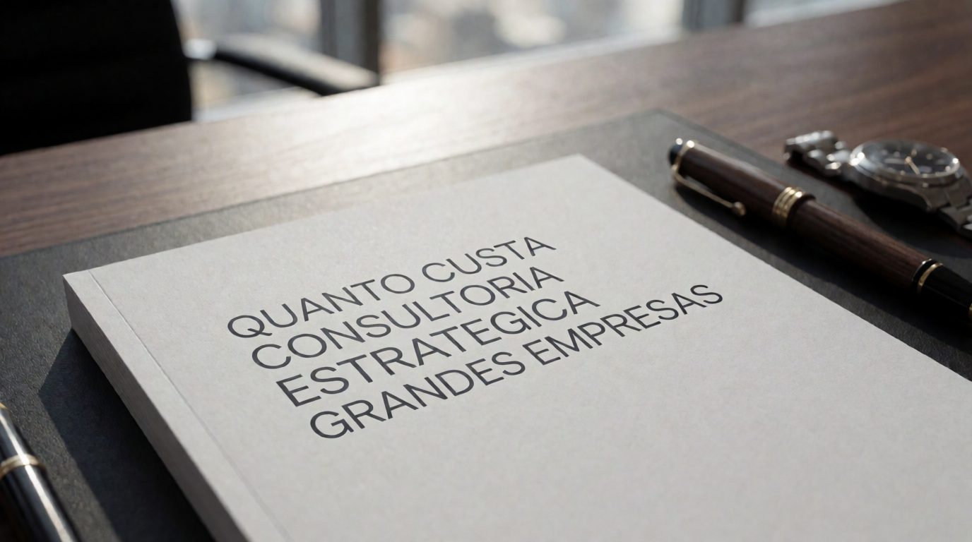 business consulting ai strategy quanto custa estrategica grandes