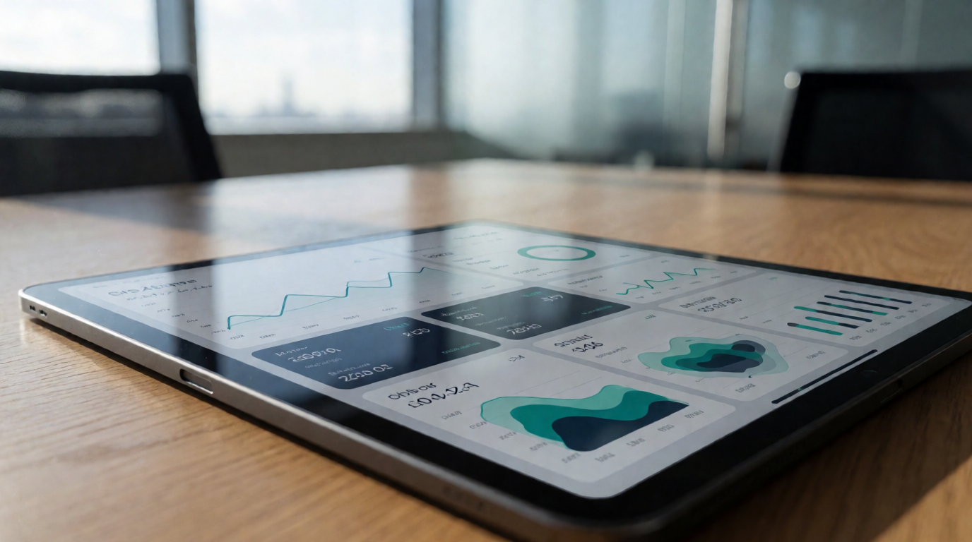 Painel de IA com análises corporativas em tempo real