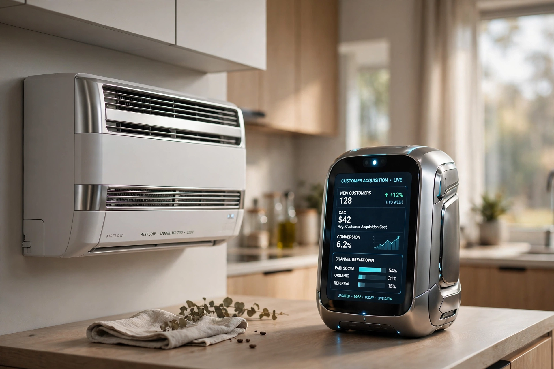 business technology office ai customer acquisition bot hvac