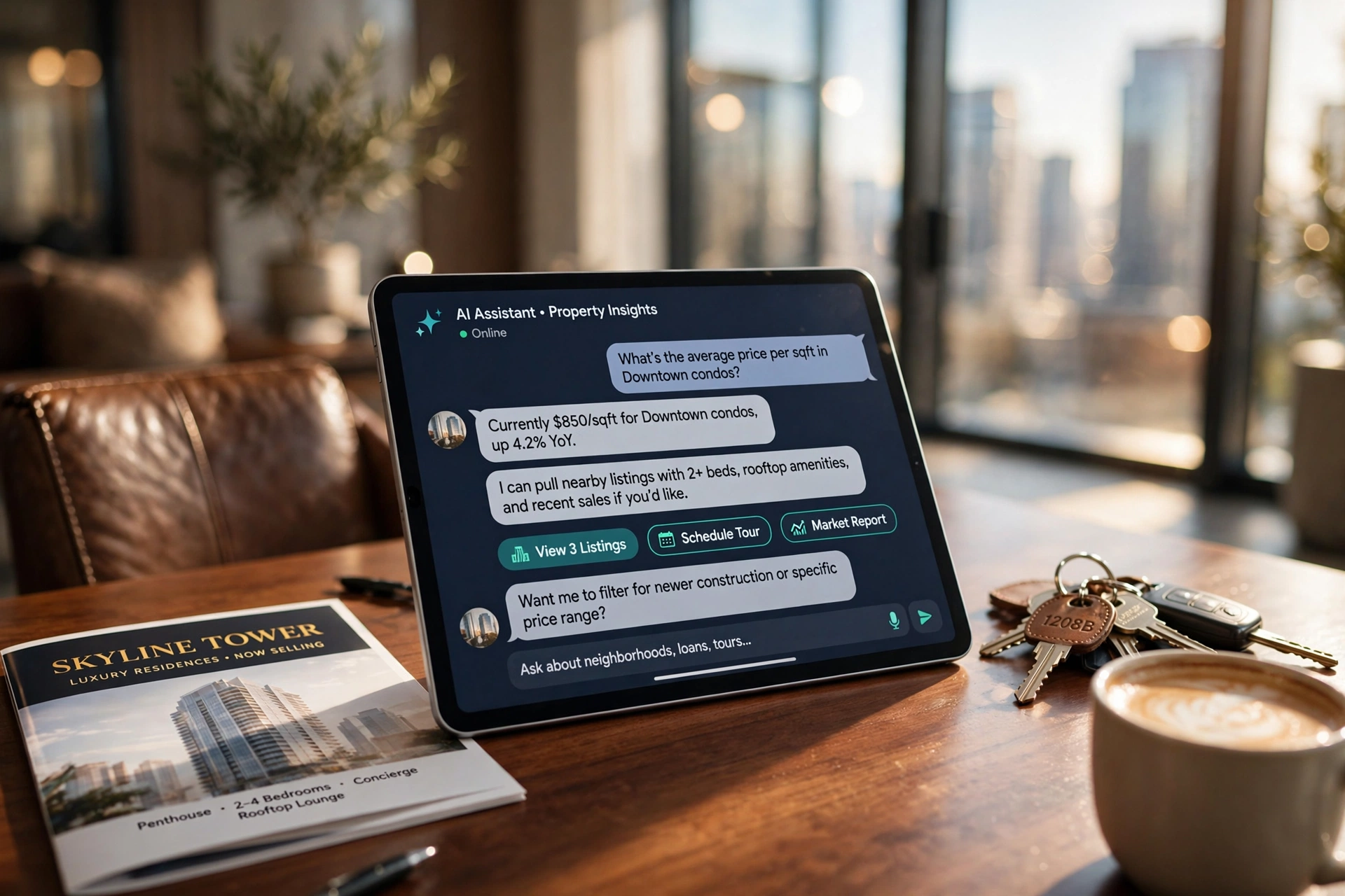 business technology office ai customer acquisition bot real