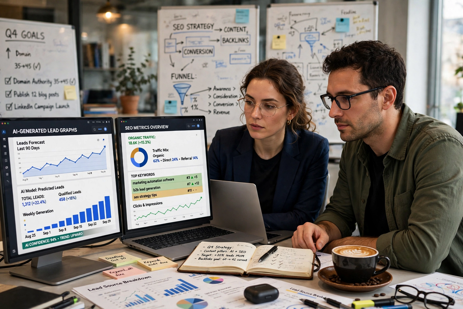 business technology office ai lead generation service comparison