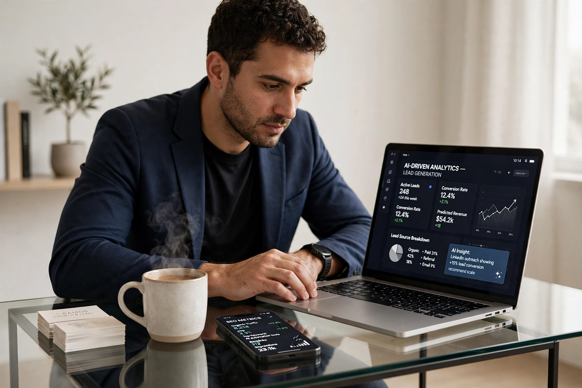 business technology office ai lead generation service guide