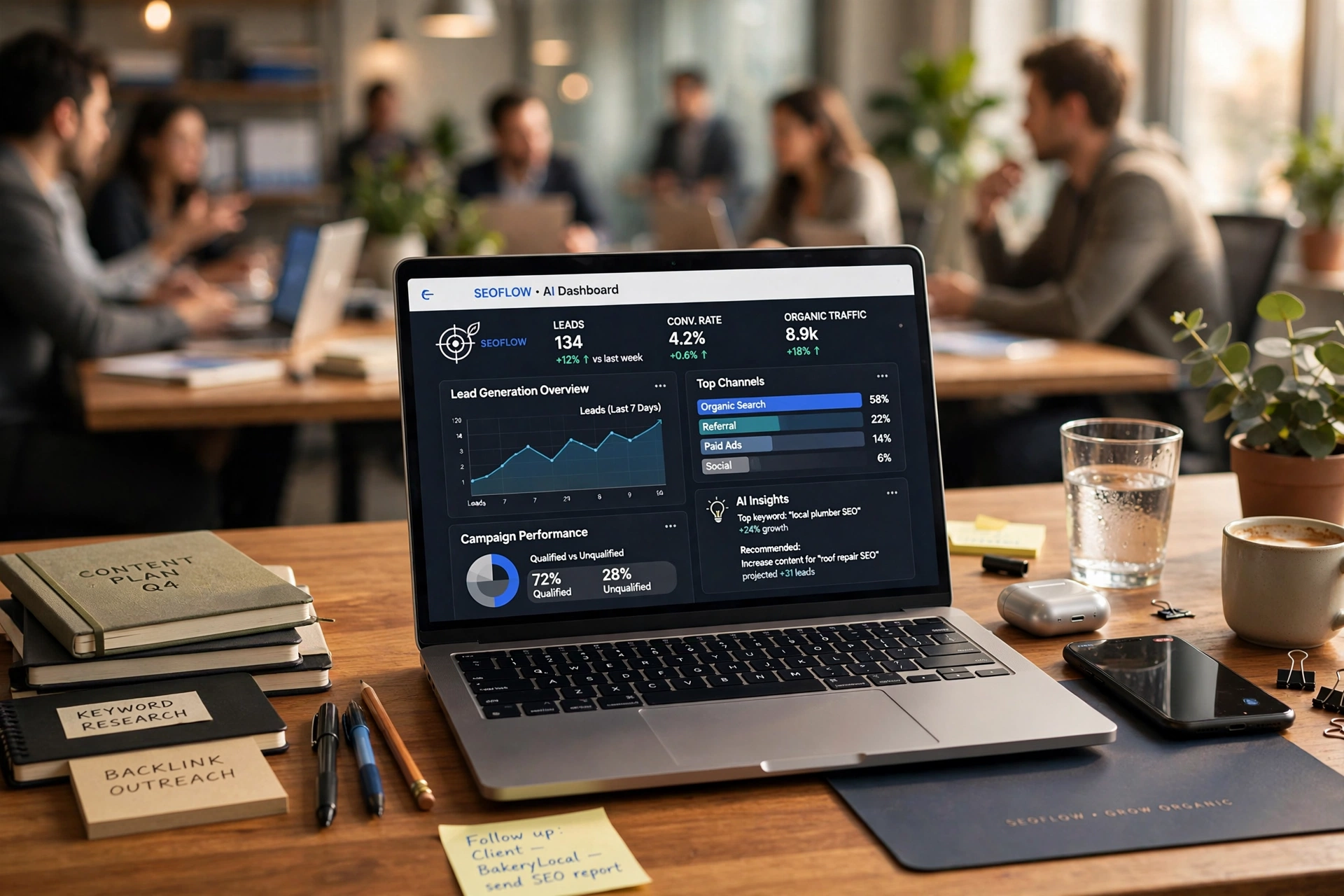 business technology office ai lead generation service ranking