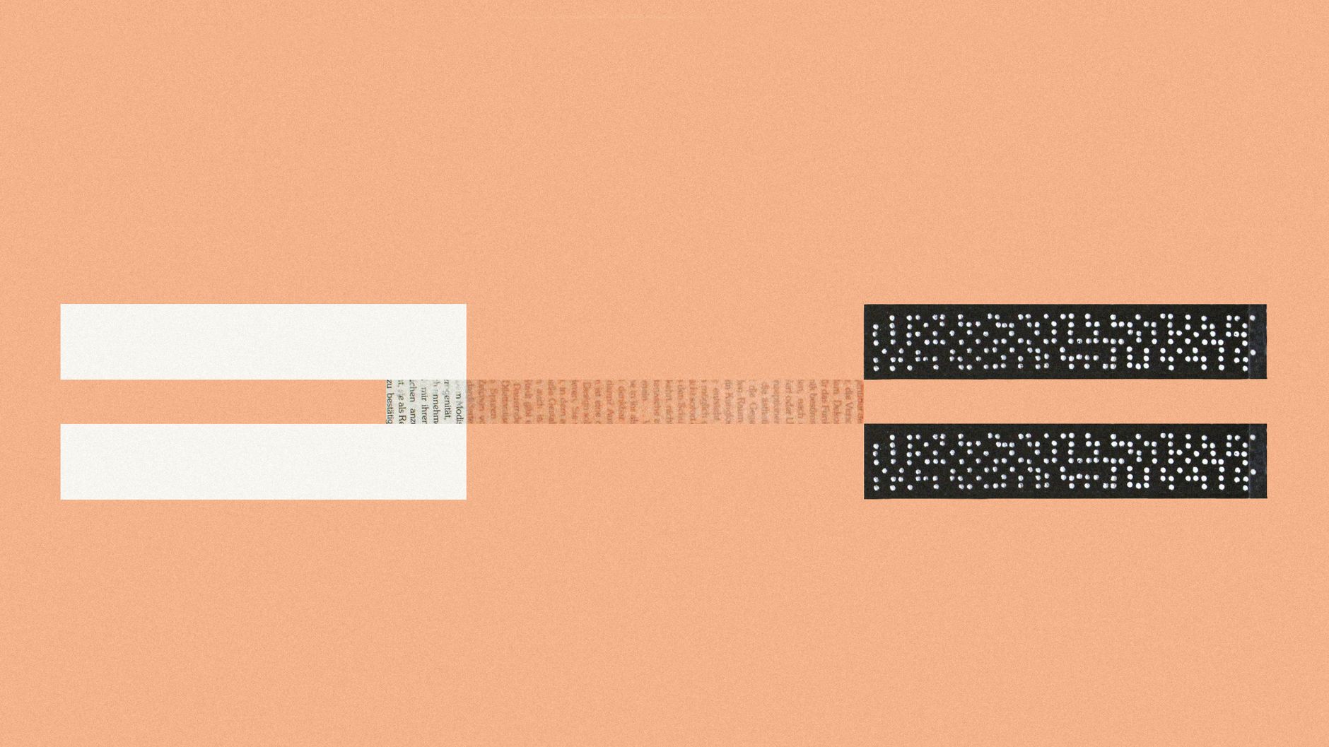 Minimalistic abstract geometric art featuring contrasting colors and patterns.