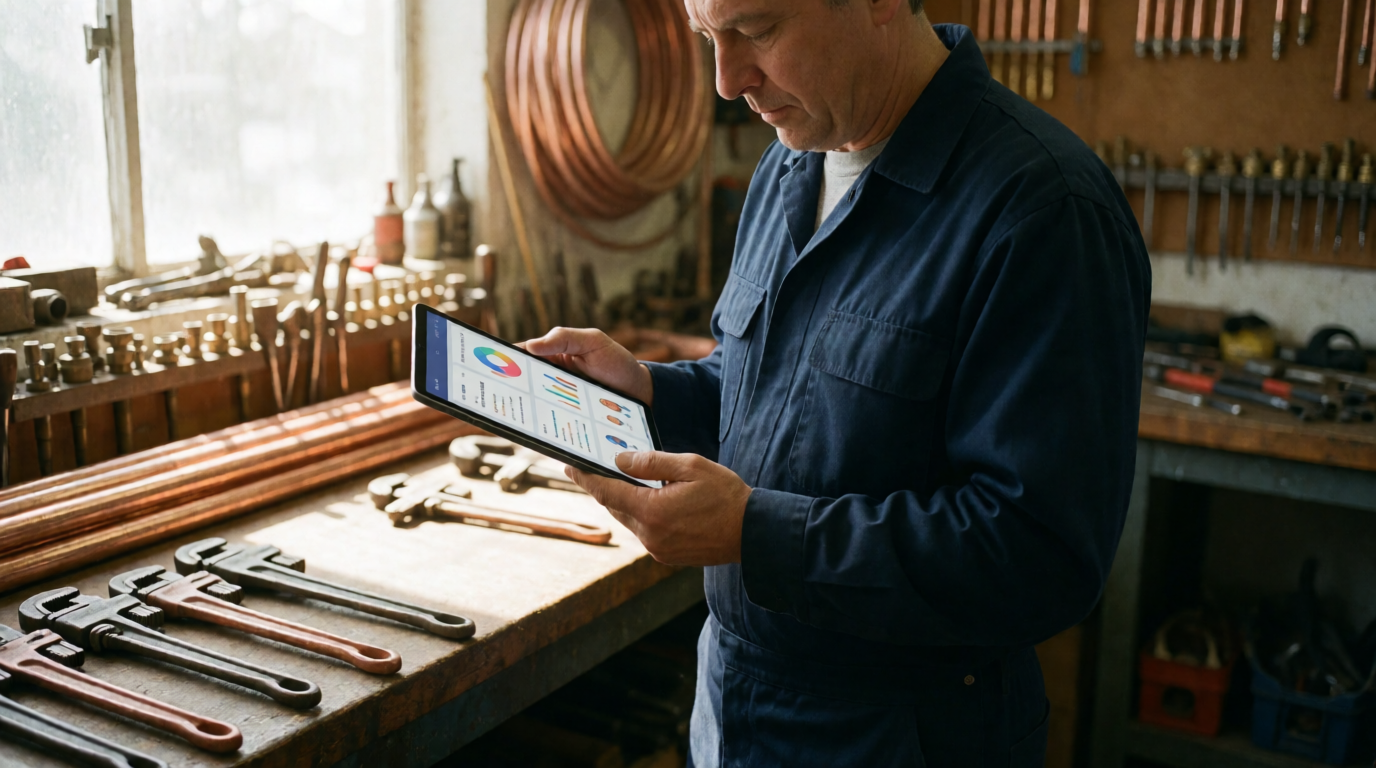 business technology office ai sales agent plumbing businesses
