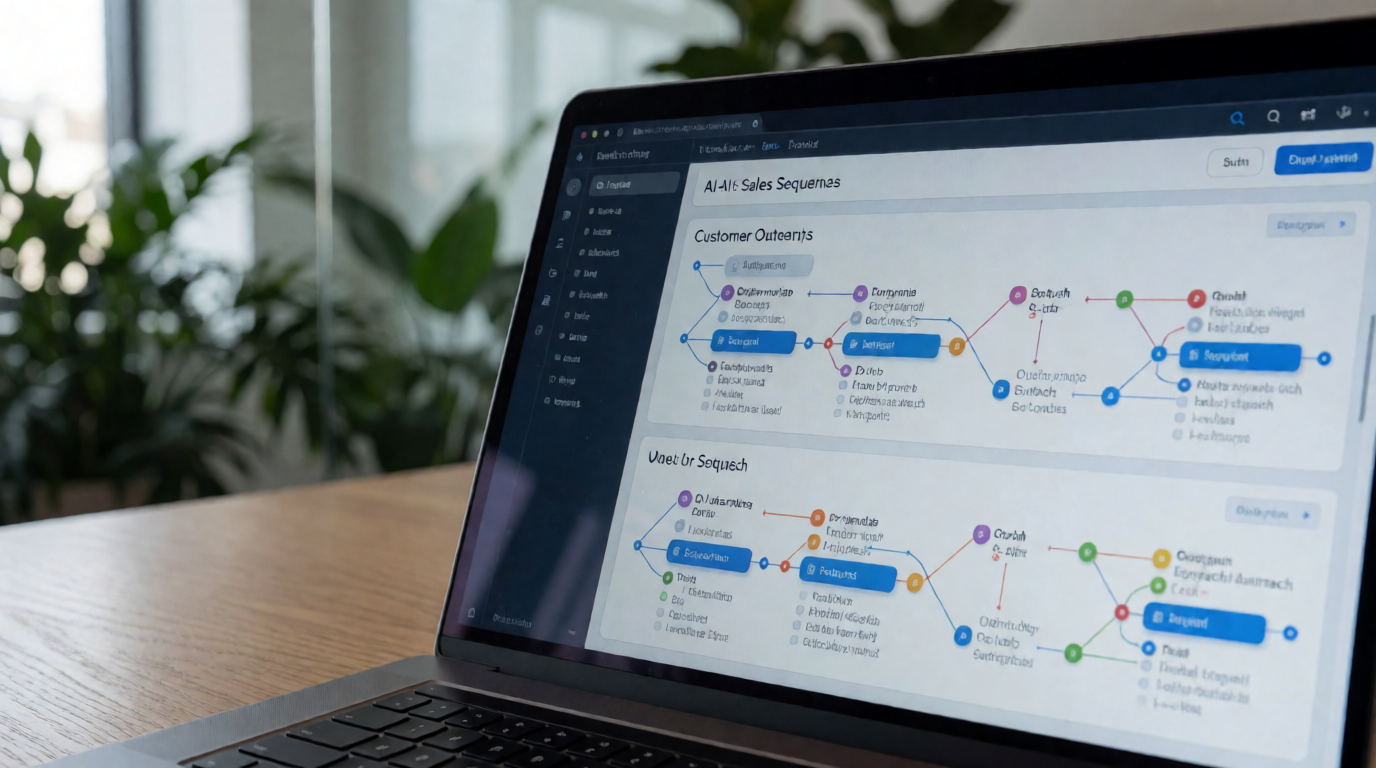 business technology office ai sales sequences