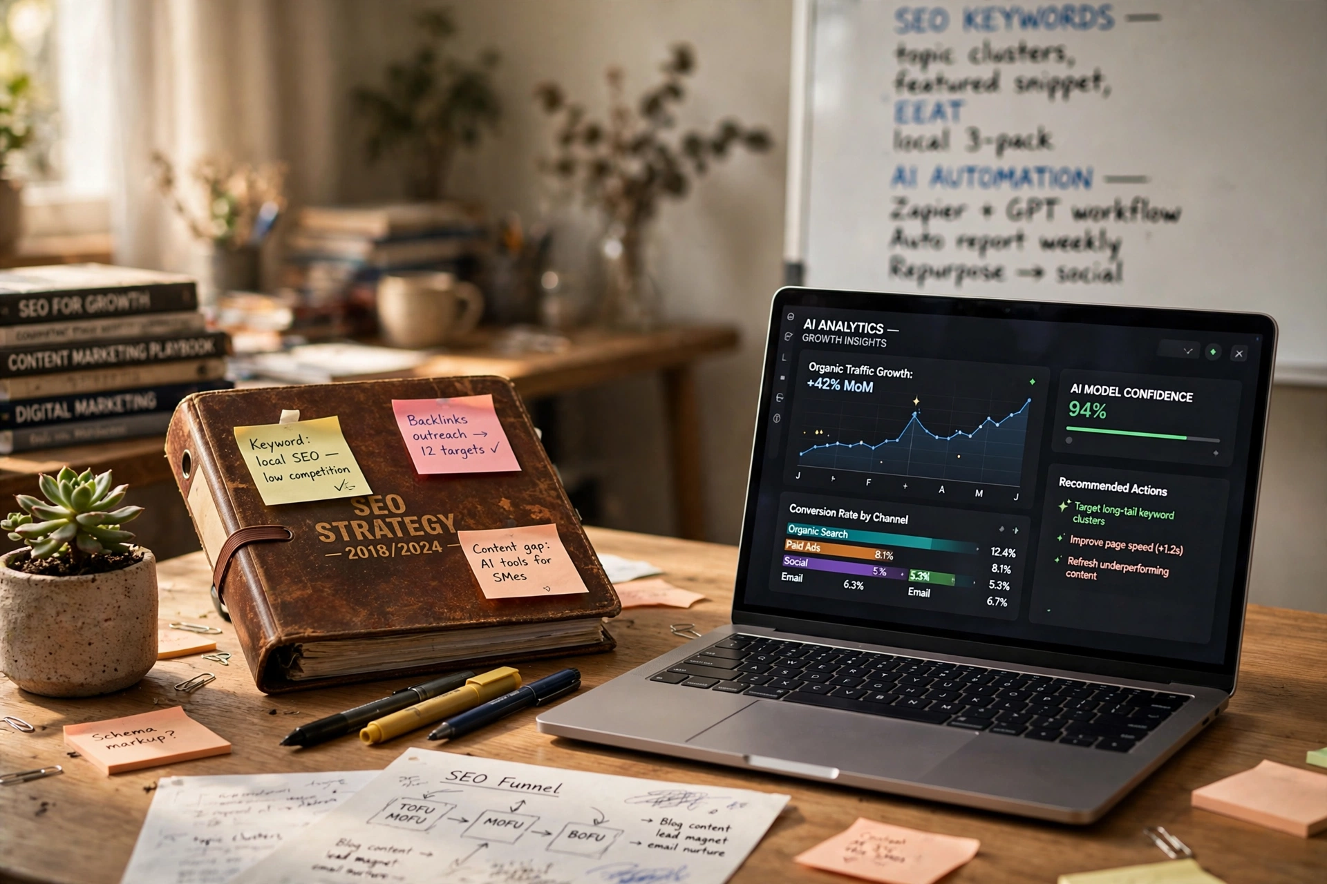 business technology office ai vs seo agency small