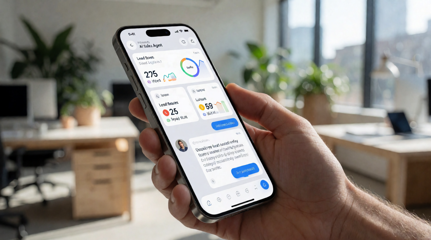 business technology office ai sales agent crm integration