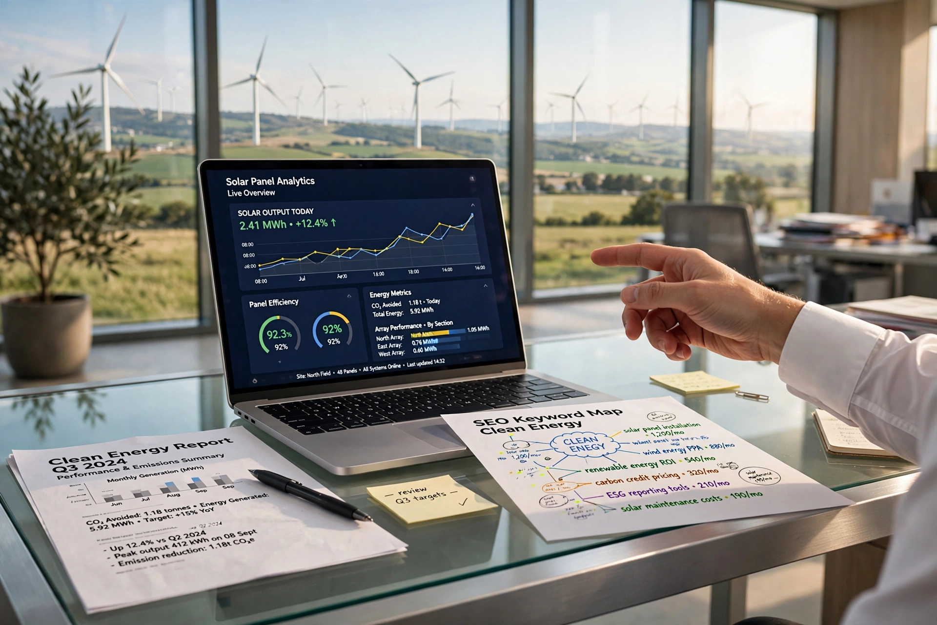 business technology office autonomous content scaling platform clean