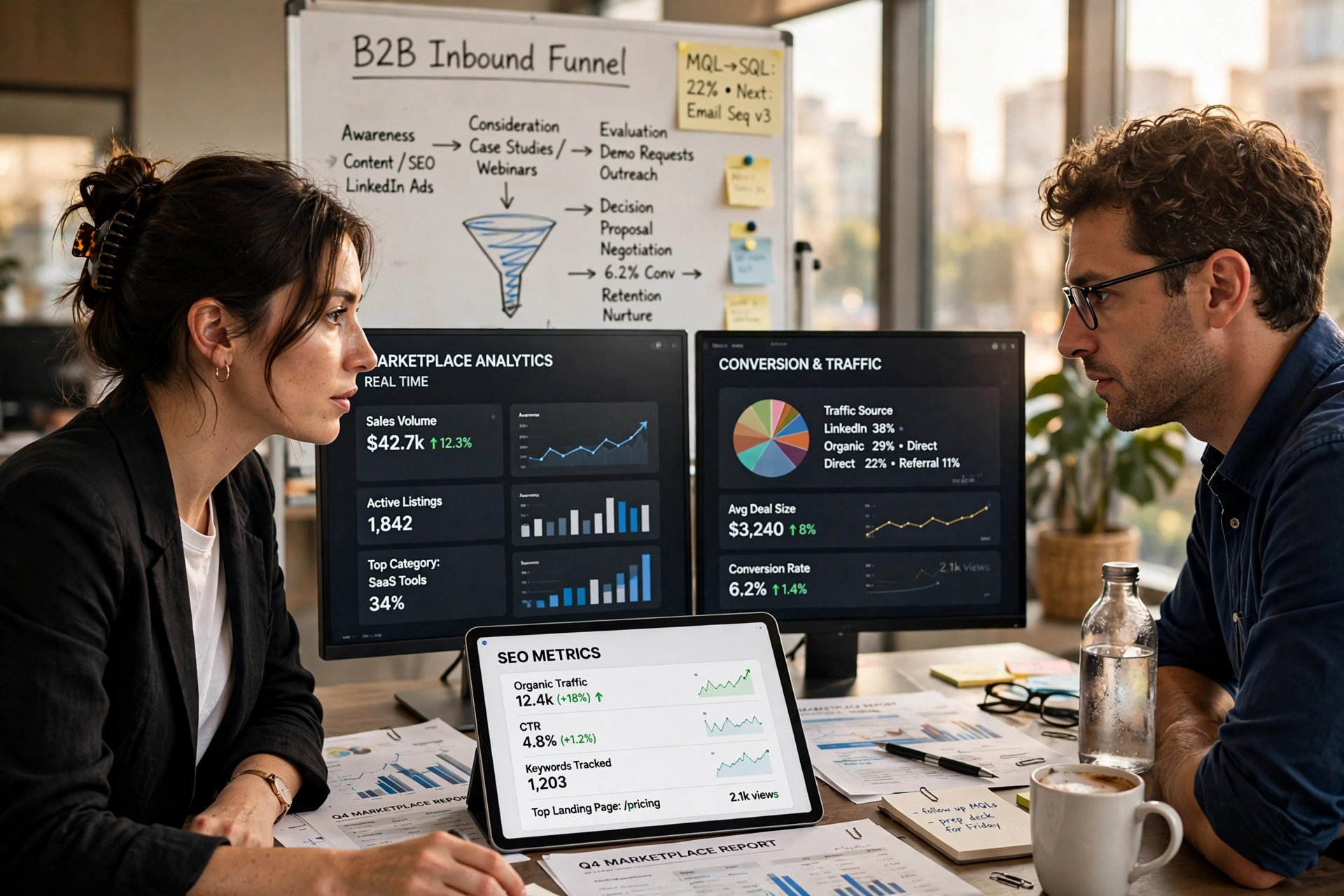 business technology office b2b inbound acquisition engine marketplaces