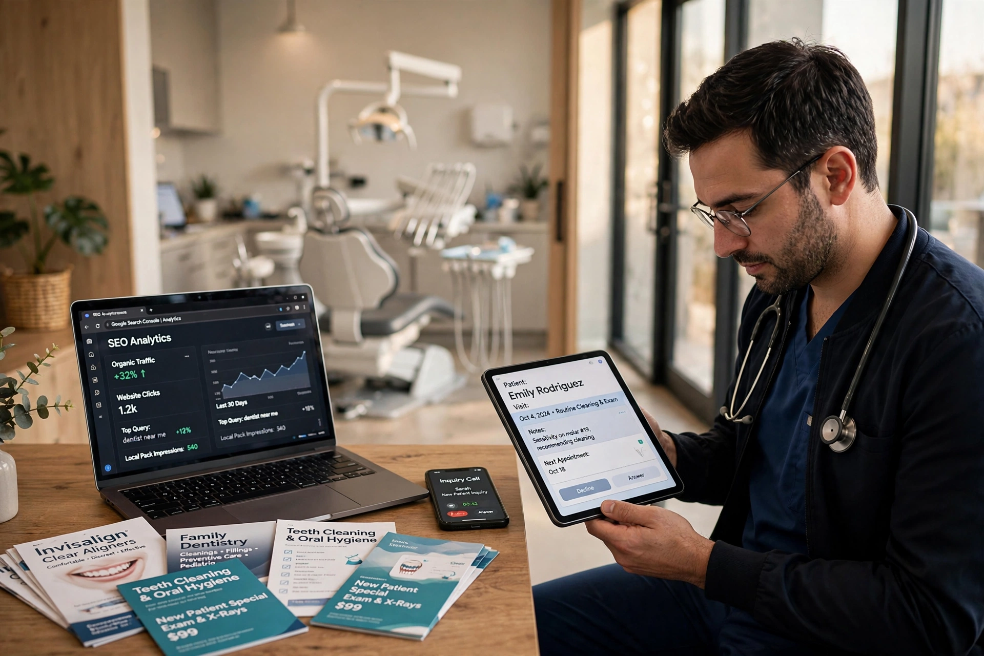business technology office b2b inbound acquisition engine dental