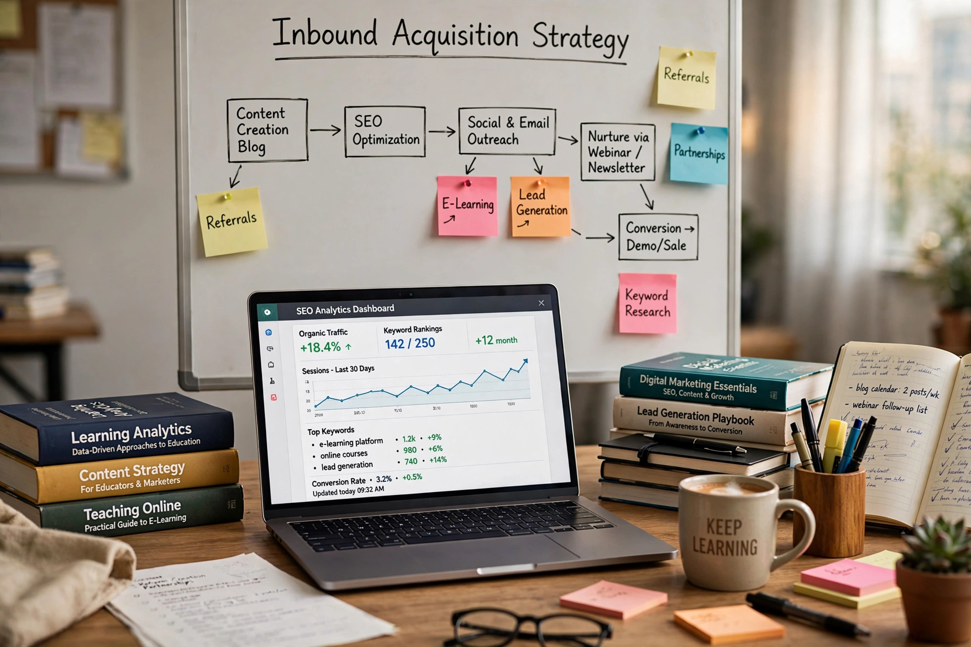 business technology office b2b inbound acquisition engine learning