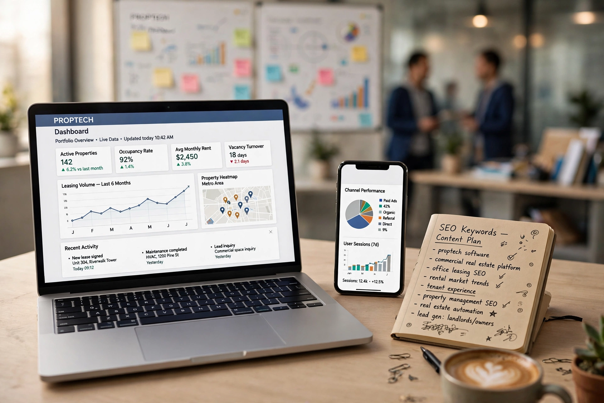 business technology office b2b inbound acquisition engine proptech