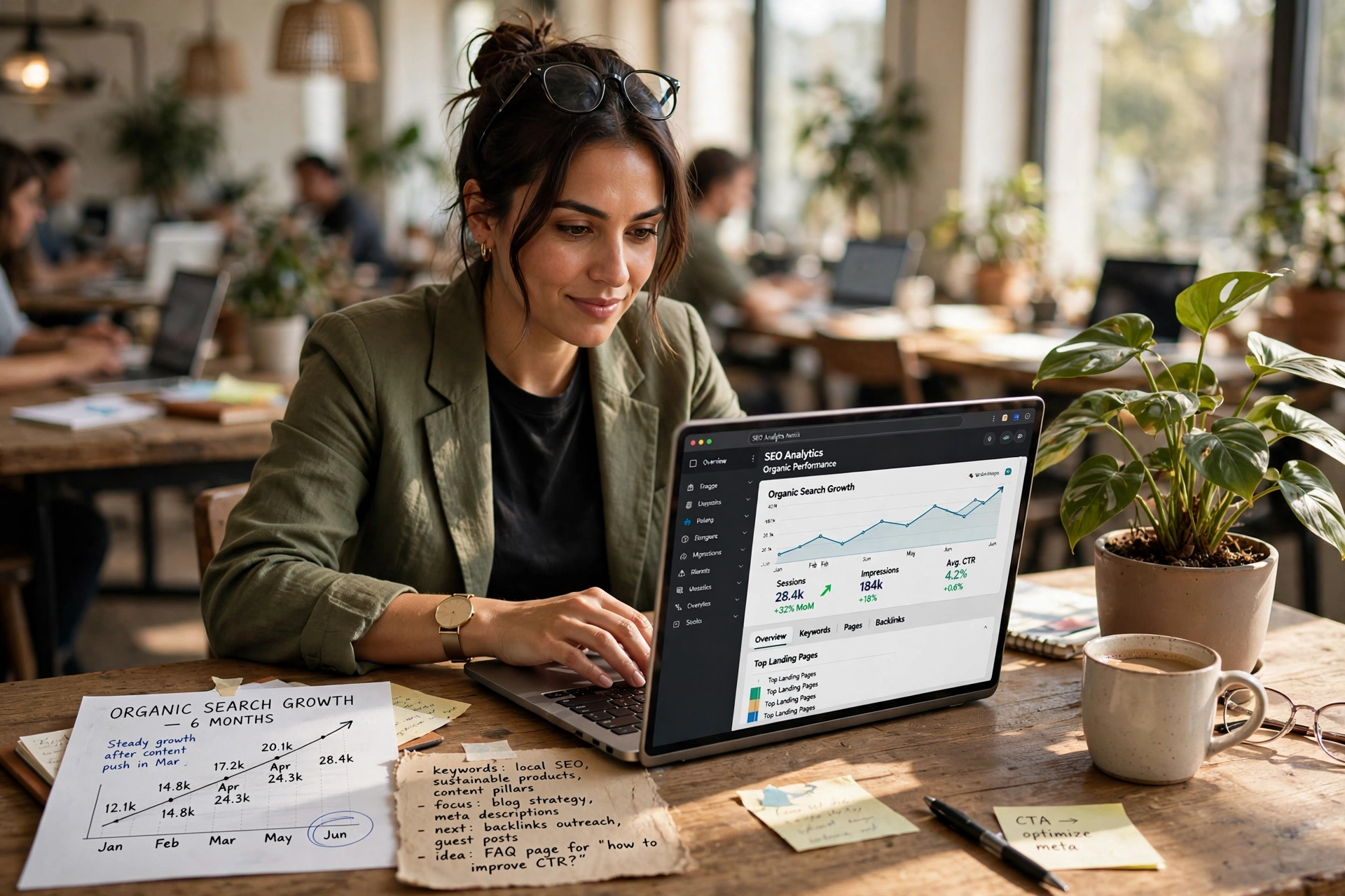 business technology office best grow service organic traffic
