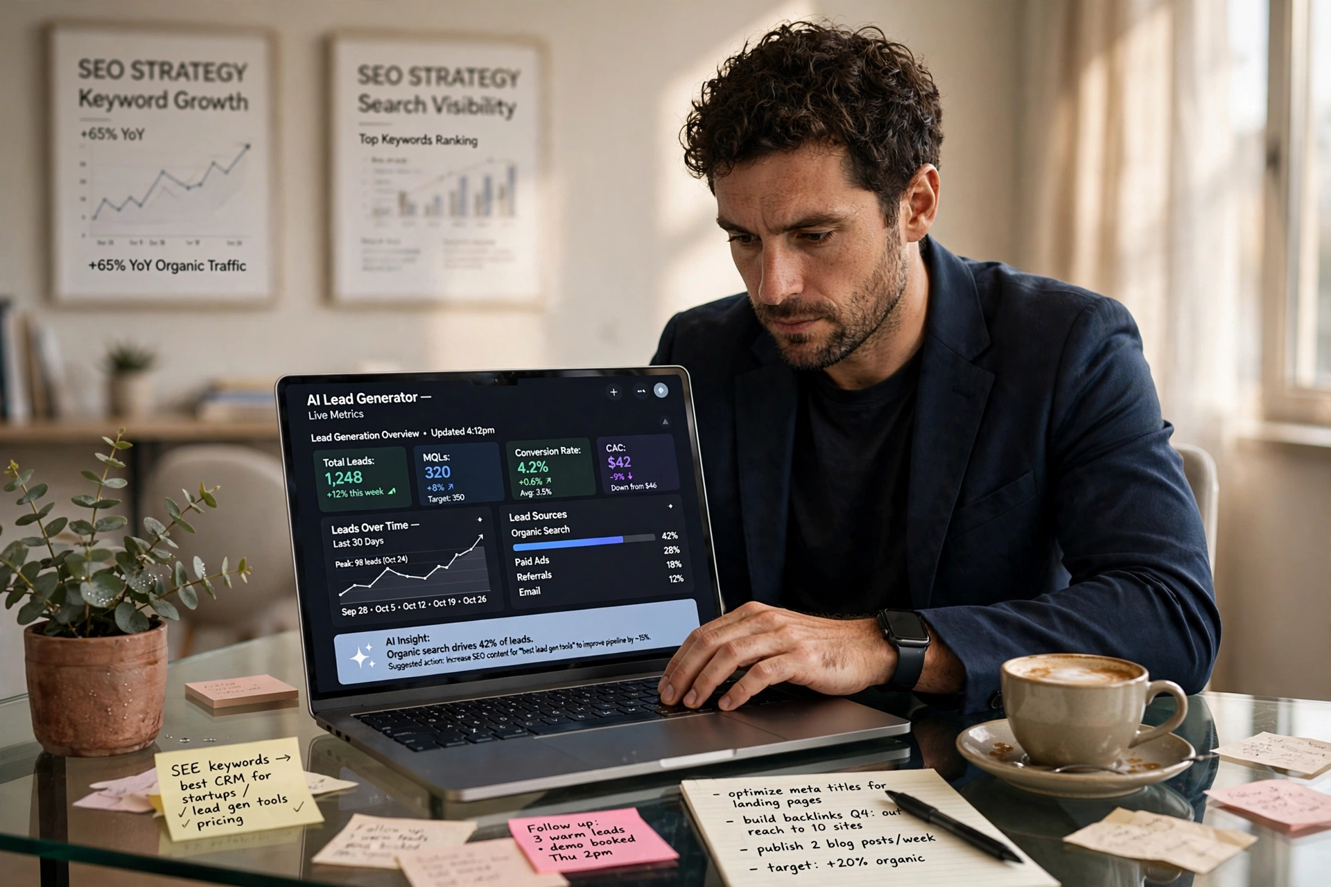 business technology office best time ai lead generation