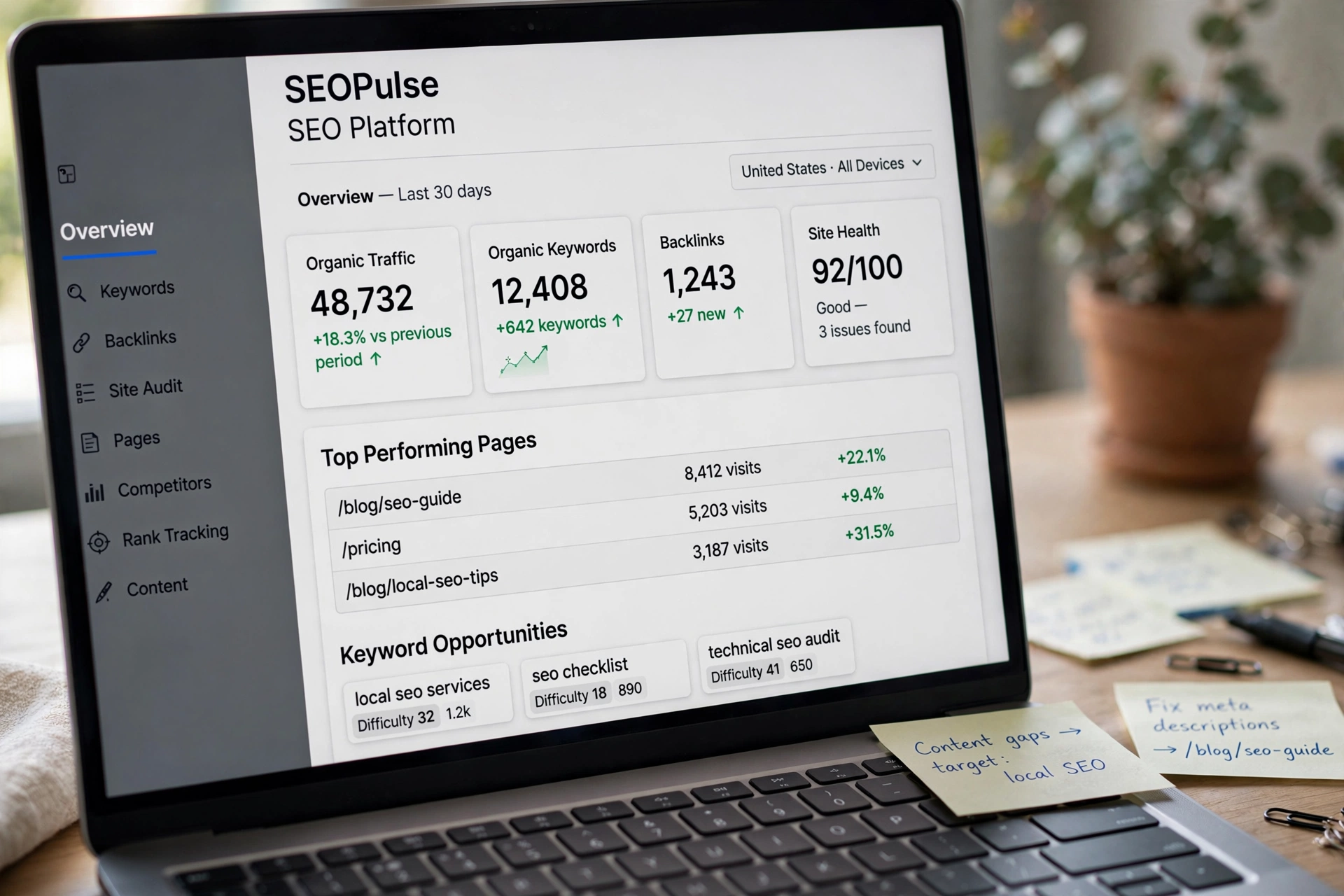 business technology office seo platform