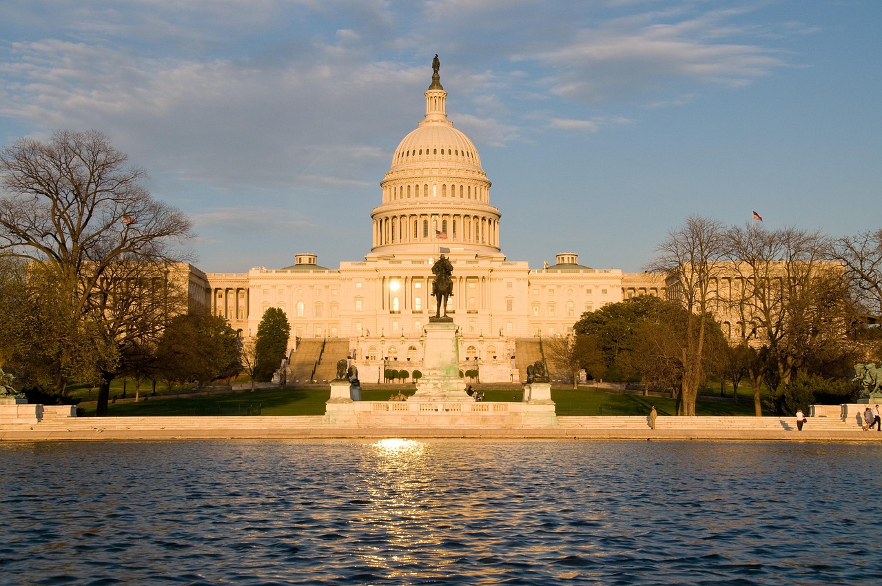 capitol, washington, nature, us, usa, america, washington dc, water, city, history, sunset