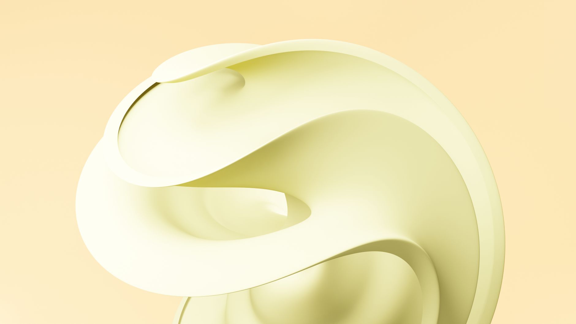 Elegant abstract swirl design with smooth curves and a pastel background.