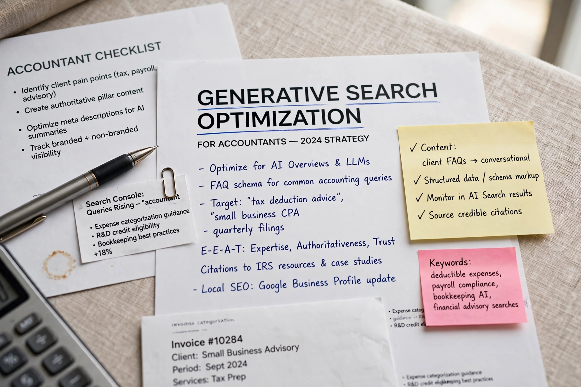 business technology office generative search optimization accountants
