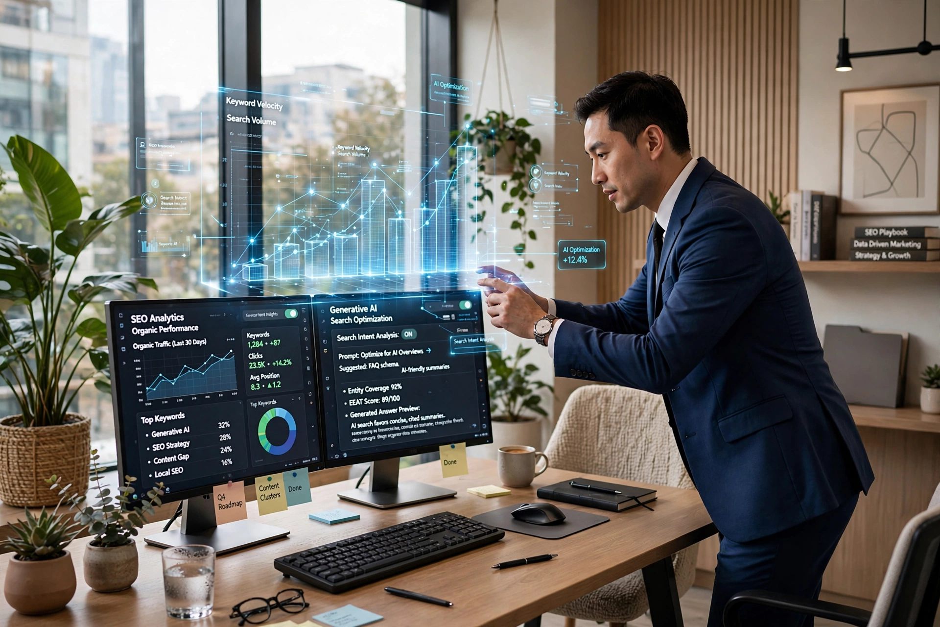 business technology office generative search optimization consulting firms