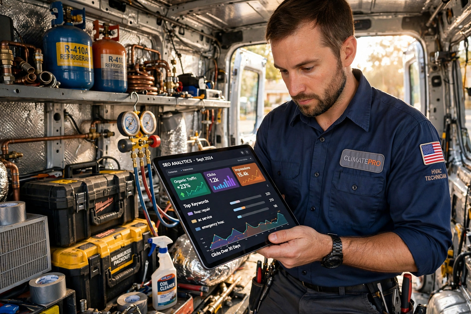 business technology office generative search optimization hvac companies
