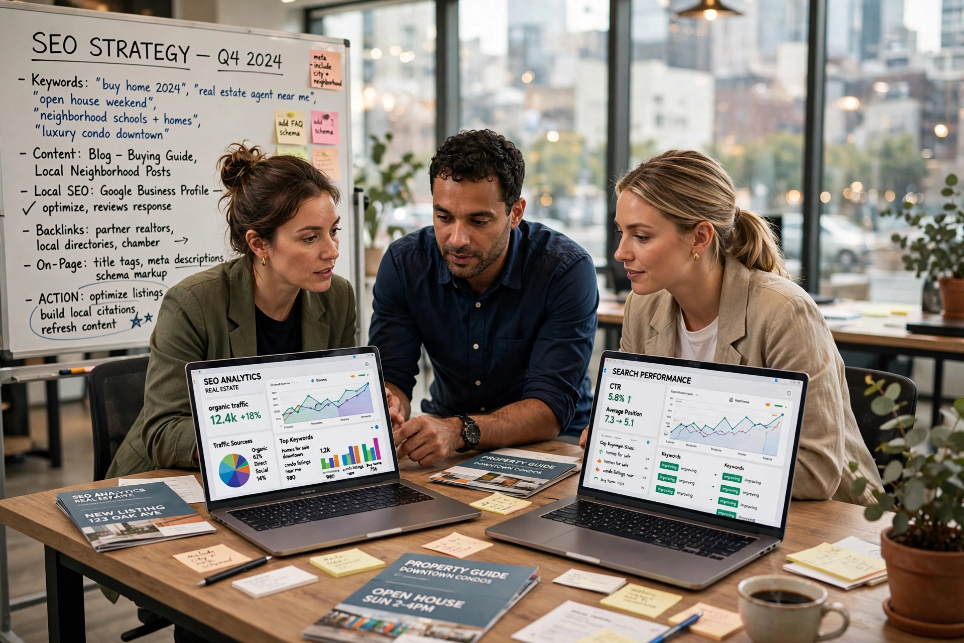 business technology office generative search optimization real estate