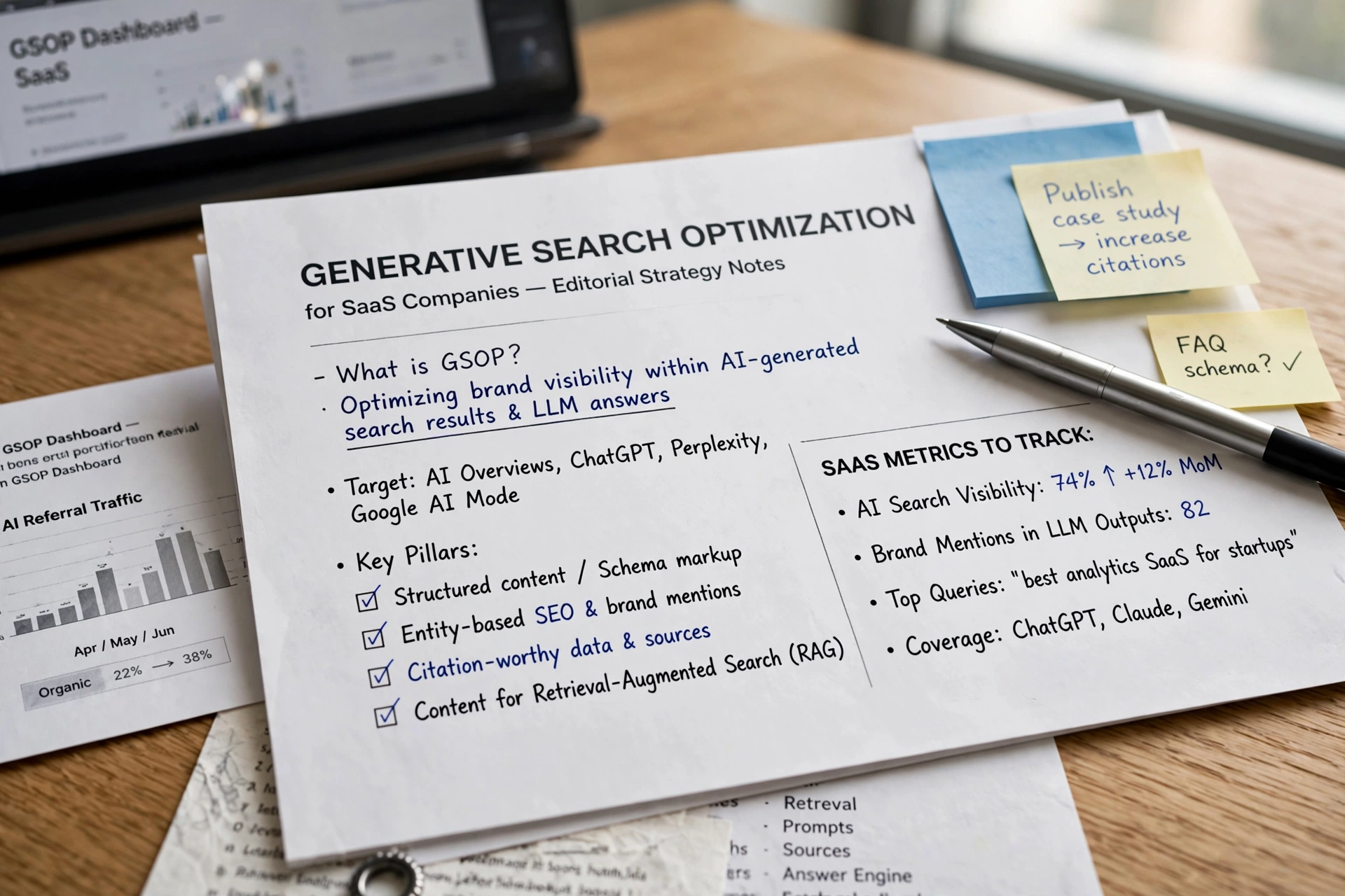 business technology office generative search optimization saas companies