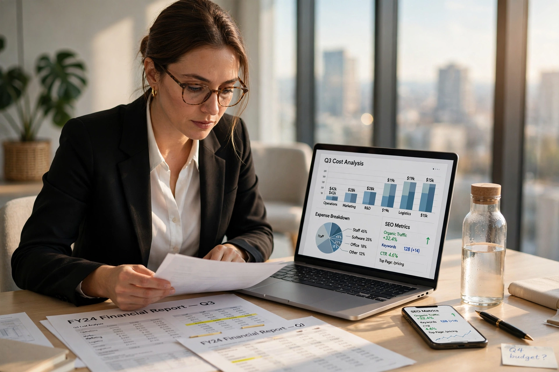 business technology office services cost