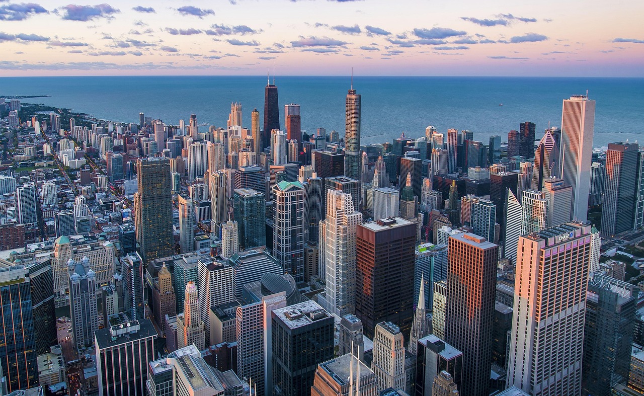 architecture, chicago, buildings, skyline, skyscrapers, high-rise, high-rise buildings, urban, urban landscape, city, cityscape, dawn, downtown, dusk, chicago, chicago, chicago, chicago, chicago, skyline, city, city