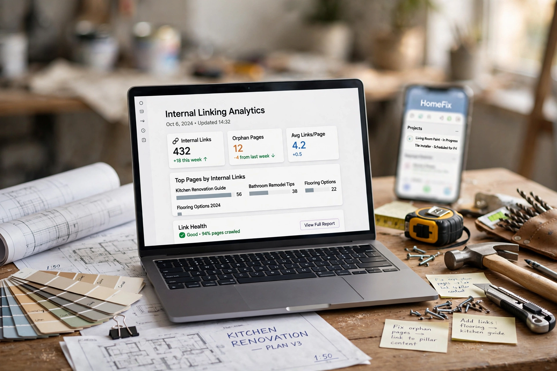 business technology office scale leads internal linking automation