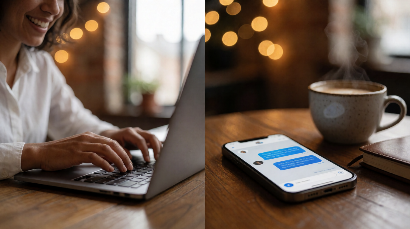 business technology office live chat vs chatbot